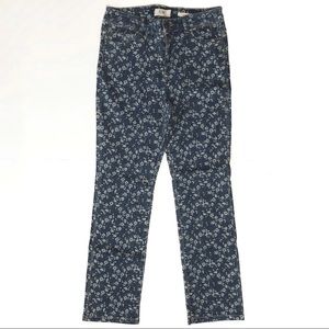 LOGO by Lori Goldstein | Straight Leg Floral Jeans